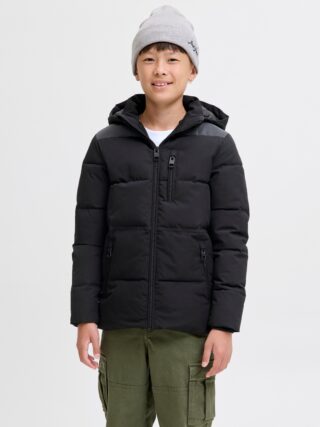 Jack & Jones Junior Steppjacke "JJEOWEN REFLECTIVE PUFFER SN JNR" mit Kapuze