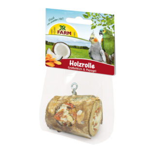 JR Farm Holzrolle Großsittich & Papagei - 150 g