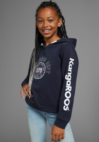 KangaROOS Kapuzensweatshirt "Logo-Print", in weicher Qualität für Mädchen