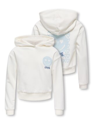 KIDS ONLY Kapuzensweatshirt "KOGCOOPER LIFE LOV E LS HOOD FR SWT", Baumwollmischung, regular fit