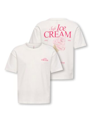 KIDS ONLY T-Shirt "KOGHELEN LIFE S/S LOOSE TEE JRS NOOS" mit großem Rückendruck