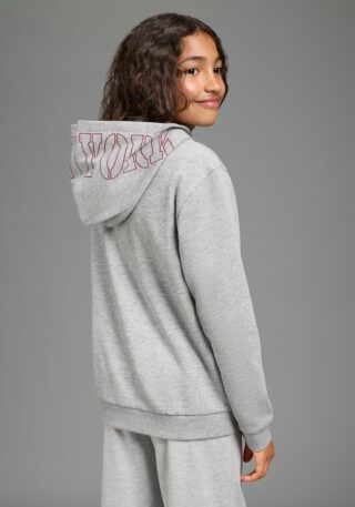 KIDSWORLD Kapuzensweatshirt ", Hoodie mit Print auf der Kapuze", Hoodie mit großem Print auf der Kapuze