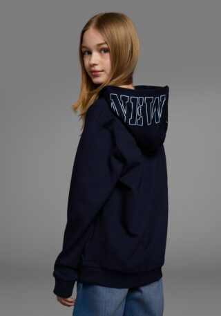 KIDSWORLD Kapuzensweatshirt ", Hoodie mit Print auf der Kapuze", Hoodie mit großem Print auf der Kapuze