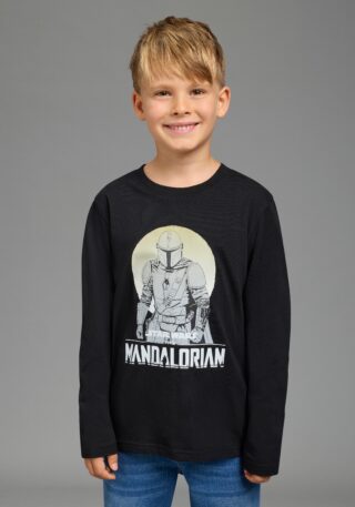 KIDSWORLD Langarmshirt "STAR WARS: MANDALORIAN Shirt, Disney" Disney-Shirt, Basic-Passform, Langarm, modischer Stil