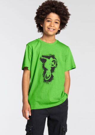 KIDSWORLD T-Shirt "Biker - Druck" Kurzarm, Basic-Passform, mit stylischem Druck, Rundhalsausschnitt