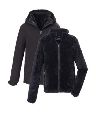 Killtec 3-in-1-Funktionsjacke "KOW 180 BYS JCKT" 3 in 1 Kinderjacke, wasserdicht, Fleece-Innenjacke, Teflon EcoElite™