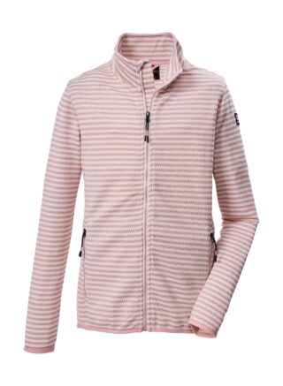 Killtec Fleecejacke "KOS 117 GRLS KNTFLC JCKT" Strickfleecejacke: warm, bequem, sportlich, bewegungsfreundlich