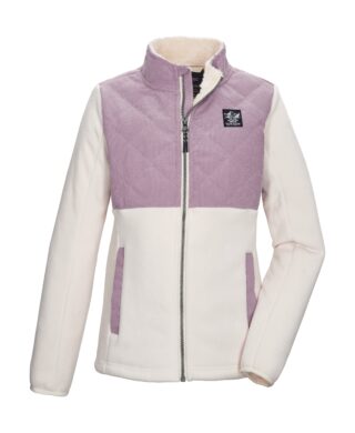 Killtec Fleecejacke "KOW 166 GRLS FLC JCKT" Fleecejacke mit Kord, Teddyfleece, Kinnschutz, Taschen