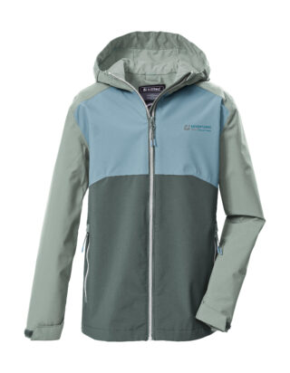 Killtec Funktionsjacke "KOS 147 BYS JCKT" Kinderjacke, wasserdicht, Colourblock, Teflon EcoElite™ imprägniert