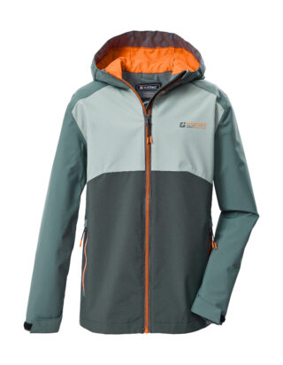 Killtec Funktionsjacke "KOS 147 BYS JCKT" Kinderjacke, wasserdicht, Colourblock, Teflon EcoElite™ imprägniert