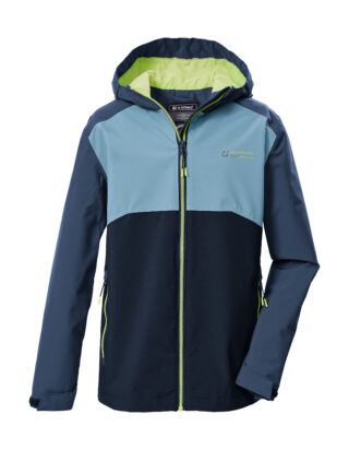 Killtec Funktionsjacke "KOS 147 BYS JCKT" Kinderjacke, wasserdicht, Colourblock, Teflon EcoElite™ imprägniert