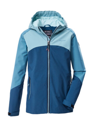 Killtec Funktionsjacke "KOS 158 GRLS JCKT" Wind- und wasserdichte Mädchenjacke mit Teflon EcoElite™