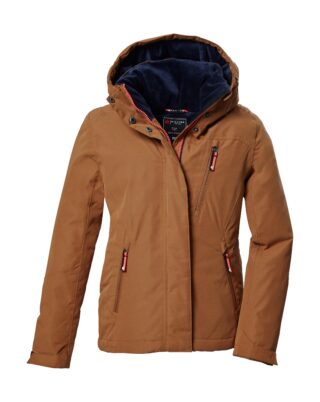 Killtec Funktionsjacke "KOW 356 GRLS JCKT" Wasserdichte Mädchenjacke mit Kapuze, verstellbare Bündchen