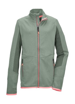 Killtec Strickjacke "KOS 151 GRLS FLX JCKT" Leichte Powerstretchjacke, Colourblock, 2-Wege-Stretch, vielseitig