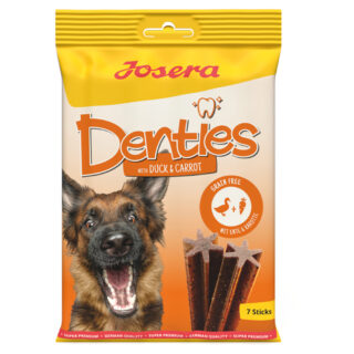 Kombi-Paket Josera Denties Snacks 12 x 180 g - 6 x Ente & Karotte + 6 x Truthahn & Apfel