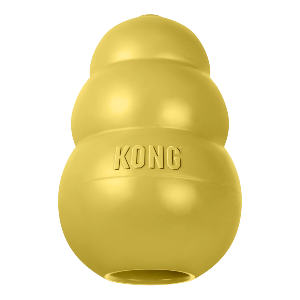 KONG Classic Gold - Größe L: ca. Ø 7 x H 10 cm
