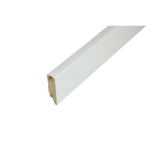 Kosche LED-Sockelleiste mit Diffuser Uni Weiß 2500 x 70 x 19 mm