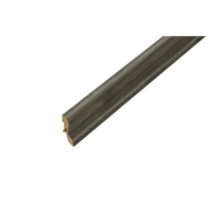 Kosche Sockelleiste Eiche grau foliert, 2400 x 40 x 20 mm