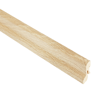 Kosche Sockelleiste geschwungen 2400 x 40 x 20 mm Burlington Eiche