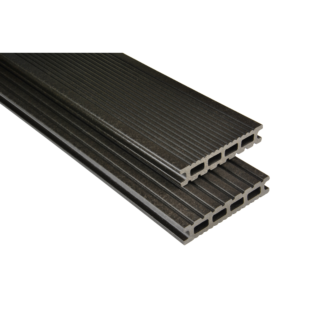 Kovalex Terrassendielen 'Exklusiv' anthrazit 4000 x 145 x 26 mm
