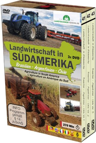 Landwirtschaft in Südamerika 3-fach DVD-Box