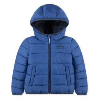 Levis Kids Steppjacke "LVB SHERPA LINED MDWT PU" mit Kapuze warm wattiert