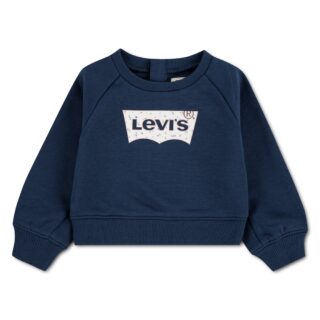 Levis Kids Sweatshirt "LVG FLORAL BATWING CREW", vorn mit Batwing-Logo mit Millefleurs-Print