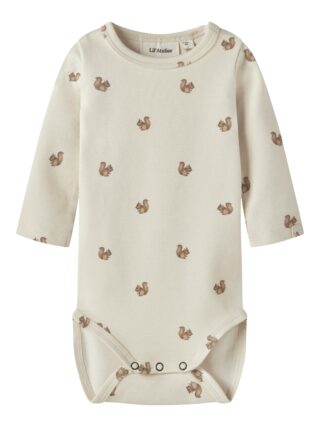 Lil Atelier Langarmbody "NBNLAYO KIM LS SLIM BODY LIL NOOS" Baumwollmischung