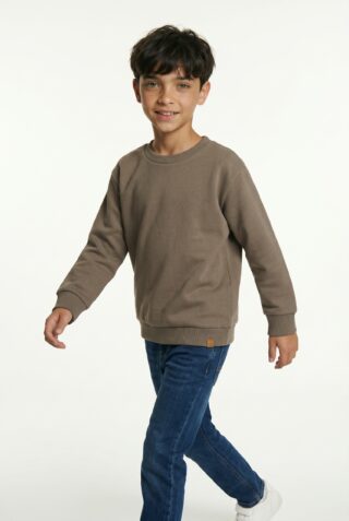 Lil Atelier Sweatshirt "NMNILONDON LOOSE SWEAT BRU LIL NOOS", Baumwollmischung