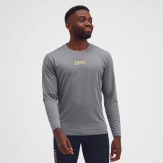 Lipati One LS Tee 2.Sortering Gr. L Grau Herren