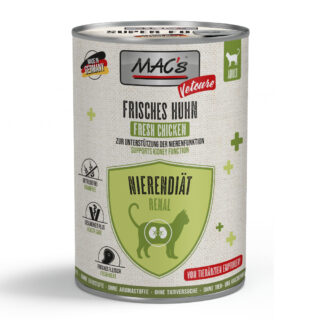 MAC's CAT Vetcare Nierendiät 6 x 400 g - frisches Rind & Pute