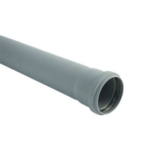 Marley HTEM-Rohr mit Steckmuffe DN 40, 2000 mm