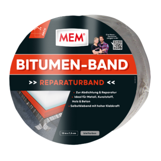 MEM Bitumen-Band blei 7,5 cm x 10 m