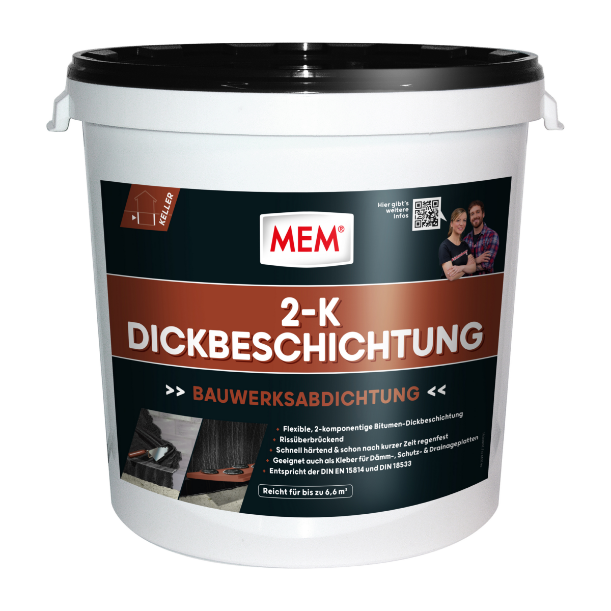 MEM Bitumen-Dickbeschichtung '2-K' 30 kg