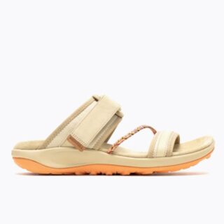 Merrell Terran 4 Slide Gr. 42 Damen Recovery-Schuhe in Braun – Bequeme Erholungsschuhe für entspannte Momente