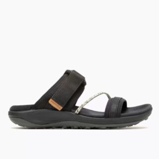 Merrell Terran 4 Slide Sandale – Bequemer schwarzer Outdoor-Sandale für Entspannung, Größe 42