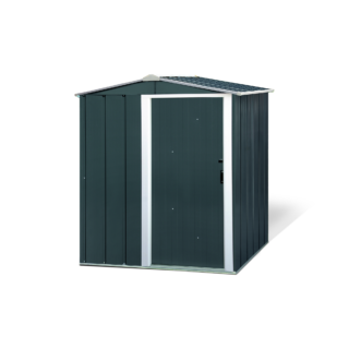 Metallgerätehaus 'Eco 5x4' anthrazit/weiß 162 x 122 x 182 cm