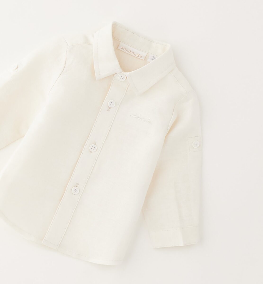 Minibanda Businessshirt "BABY BOY LONG SLEEVE SHIRT"