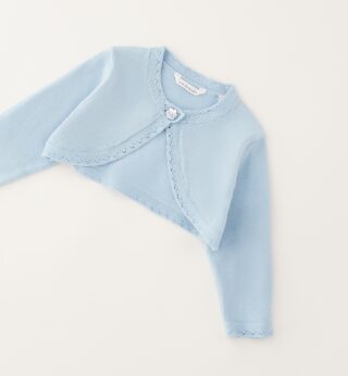 Minibanda Cardigan "BABY GIRL KNITWEAR"
