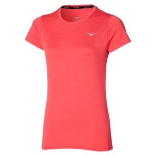 Mizuno Impulse Core SS Damen Laufshirt XL – Leicht, atmungsaktiv und bequem in Orange für optimale Laufleistung