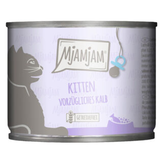 MjAMjAM Kitten 6 x 200 g - saftiges Hühnchen mit Lachsöl