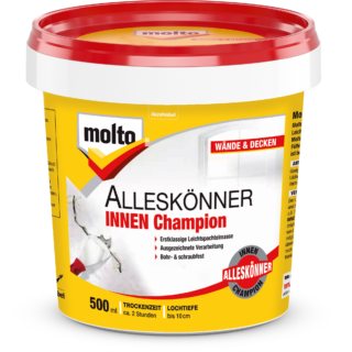 Molto Leichtspachtelmasse 'Alleskönner Champion' 500 ml