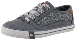 Mustang Shoes Sneaker "Gaspare" Freizeitschuh, Schnürschuh, Halbschuh mit Blüten-Stickerei