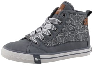 Mustang Shoes Sneaker "Gaspare" Schnürboots, Freizeitschuh mit hübscher Blüenstickerei
