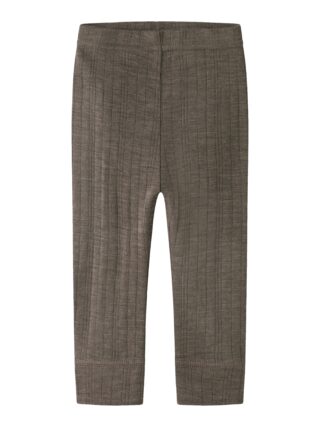Name It Leggings "NBMWANG WOOL NEEDLE LONGJOHN SOLID NOOS" aus reiner Merinowolle