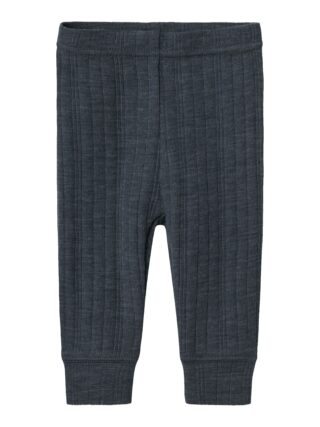 Name It Leggings "NBMWANG WOOL NEEDLE LONGJOHN SOLID NOOS" aus reiner Merinowolle