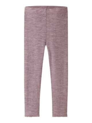Name It Leggings "NMFWANG WOOL NEDDLE LEGGING SOLID NOOS" aus reiner Merinowolle