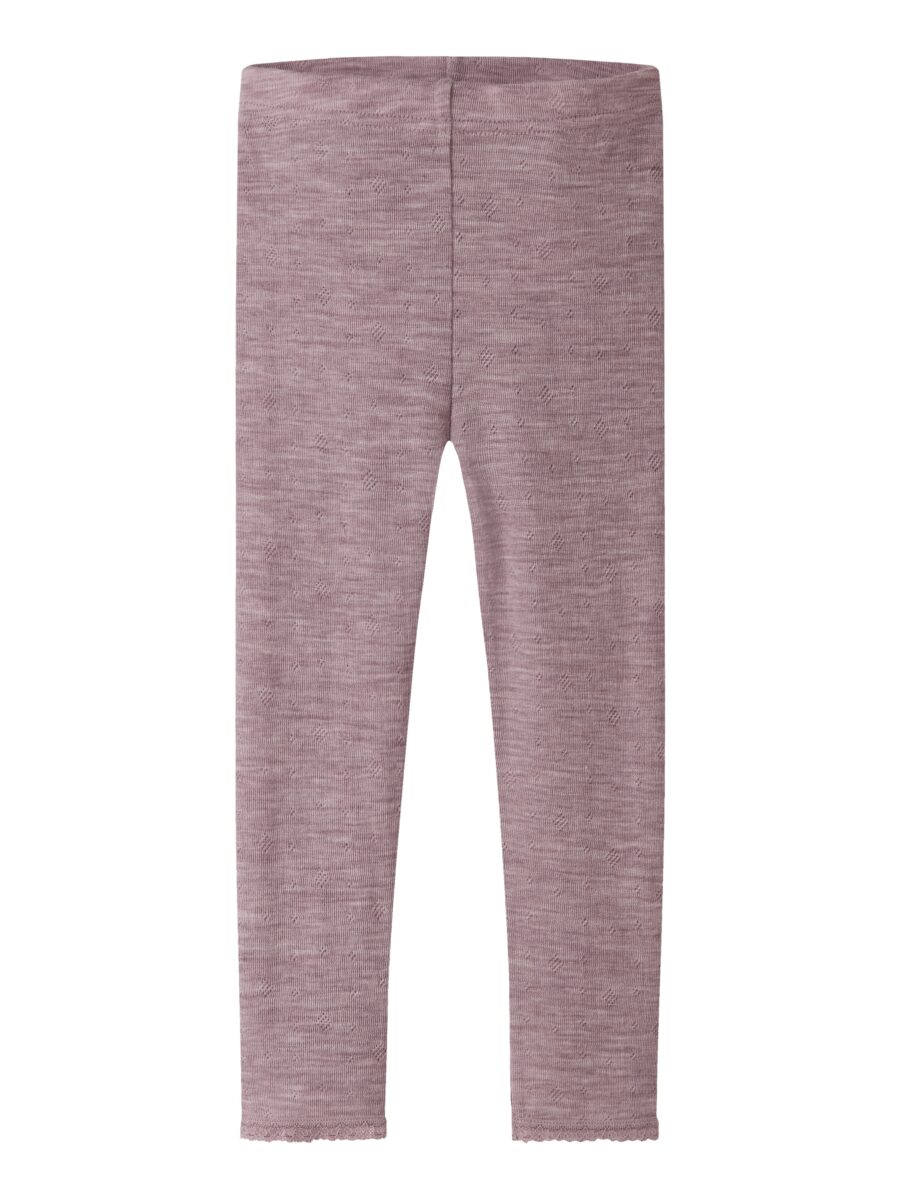 Name It Leggings "NMFWANG WOOL NEDDLE LEGGING SOLID NOOS" aus reiner Merinowolle