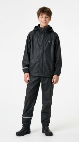 Name It Regenmantel "NKNDRY10 Regenjacke und Hose im Set" Set, 2 Stk. Keine Latzhose Unifarben, casual, regular fit, Kunstfaser, Web