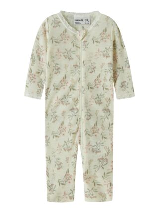 Name It Schlafanzug "NBFWANG WOOL NEEDLE NIGHTSUIT NOOS" für Babys, aus Wolle in Strickqualität, Regular Fit